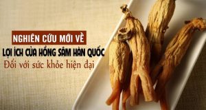 Những lợi ích của hồng sâm đối với sức khỏe