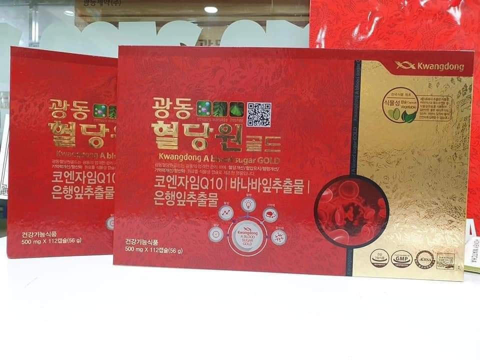 Viên uống tiểu đường Kwangdong Hàn Quốc hộp 112 viên 7 vien uong tieu duong kwangdong 112vien 8